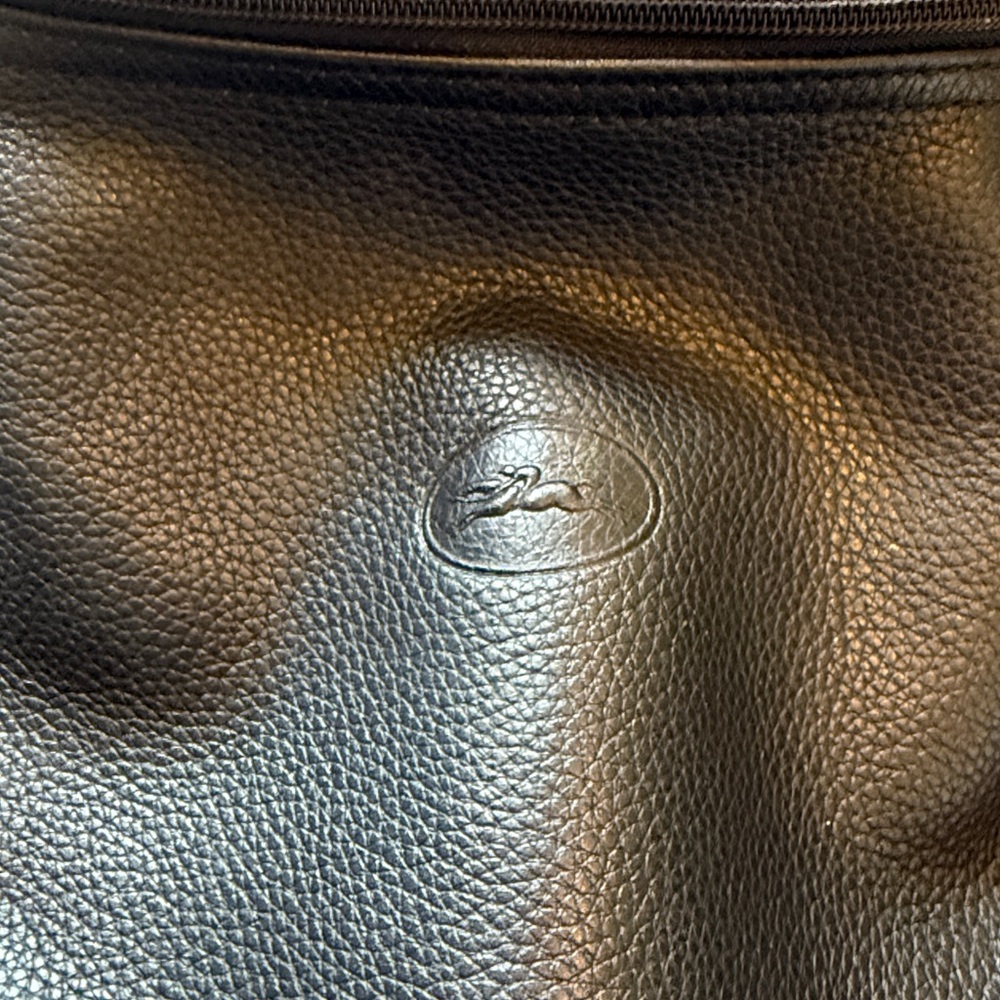 Longchamp Black Leather Backpack - image 3